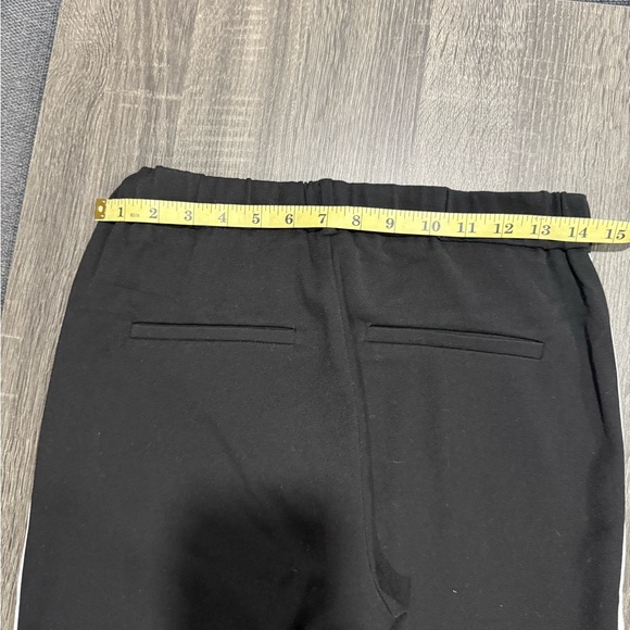 Zara Black Pants with White Stripes - Picture 10 of 12
